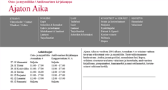 Desktop Screenshot of ajatonaika.net