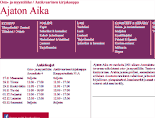 Tablet Screenshot of ajatonaika.net